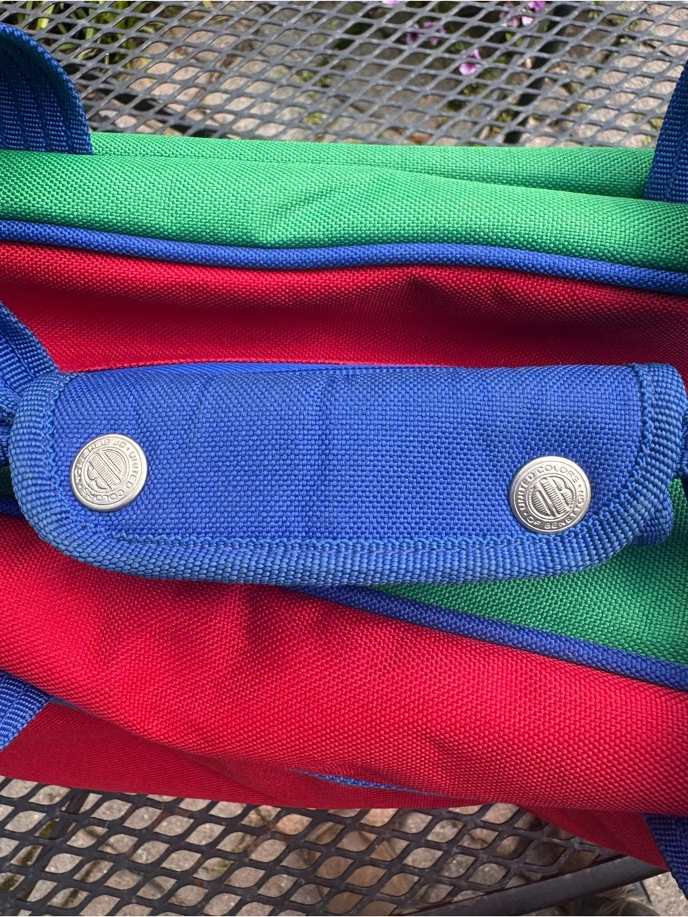United Colors Of Benetton canvas duffel